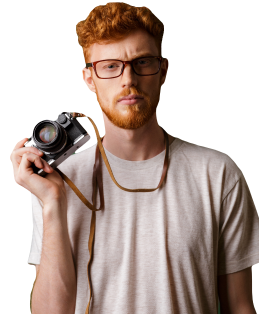 man with photo-camera